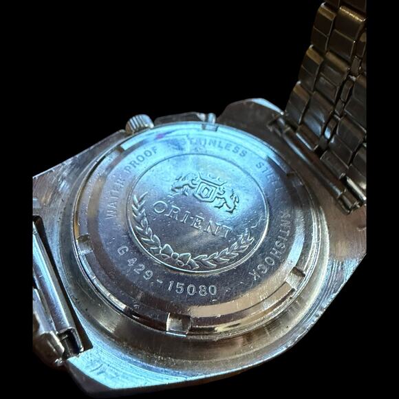 Vintage Orient Chronoace College Day-Date Automatic 21 Jewels Men\'s Watch